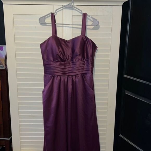 Bill Levkoff Purple long formal gown - Picture 1 of 8